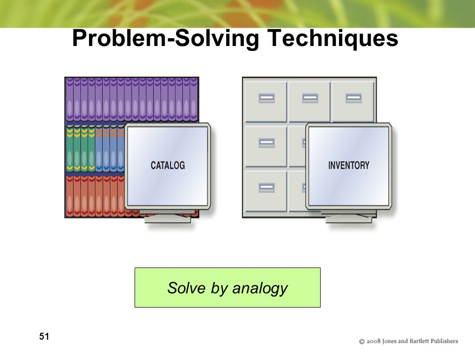 51 Problem-Solving Techniques Solve by analogy