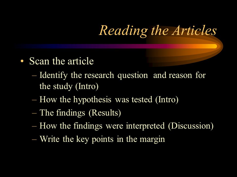 Writing a psychology research paper discussion section