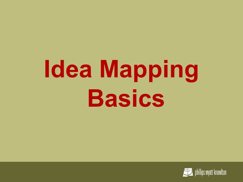 Idea Mapping Basics