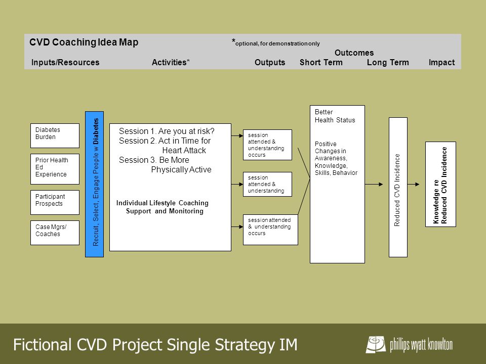 Fictional CVD Project Single Strategy IM Session 1.