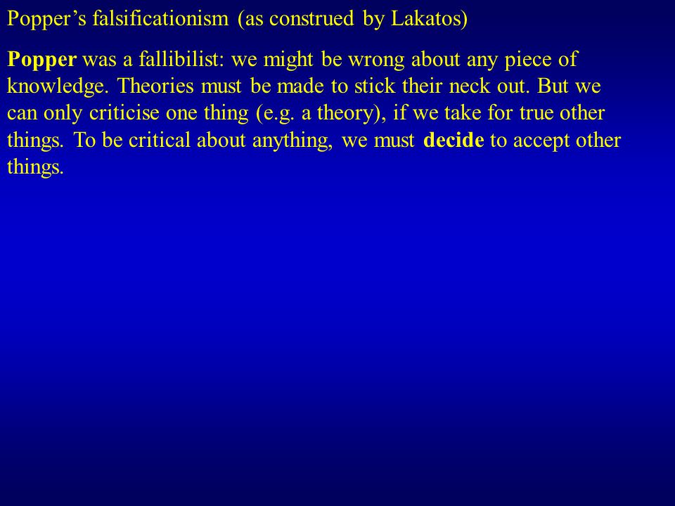 Imre Lakatos ( ) The rationality of science Zoltán Dienes, Philosophy of  Psychology. - ppt download
