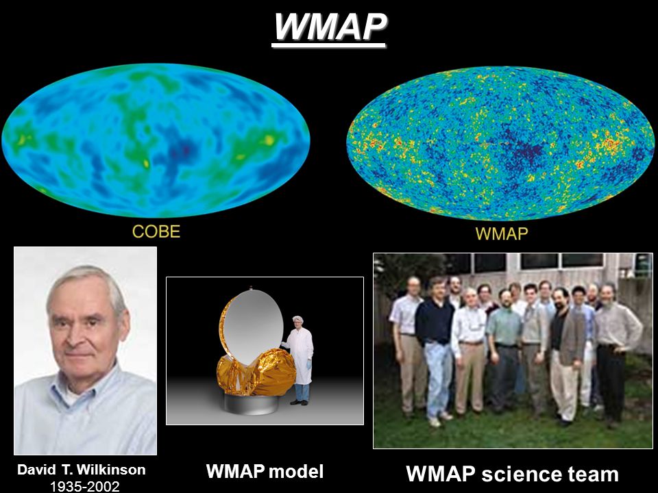 WMAP David T. Wilkinson WMAP science team WMAP model