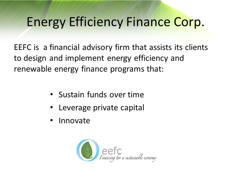 Energy Efficiency Finance Corp.