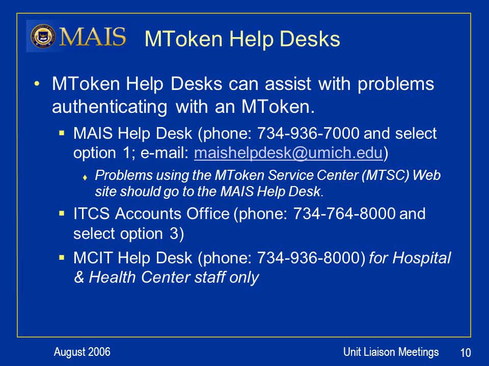 University Of Michigan Administrative Information Services Two