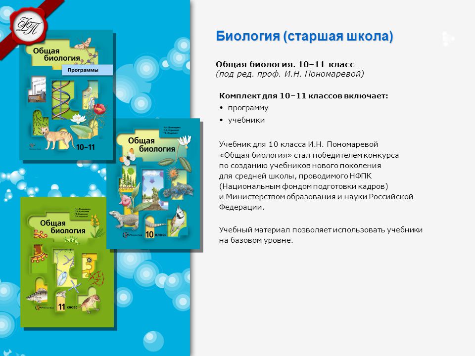 Природоведение 5 Класс Биология 6—11 Класс Экология 6—9 Класс.
