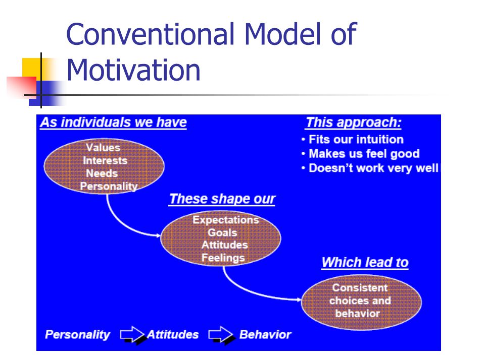 Conventional Model of Motivation