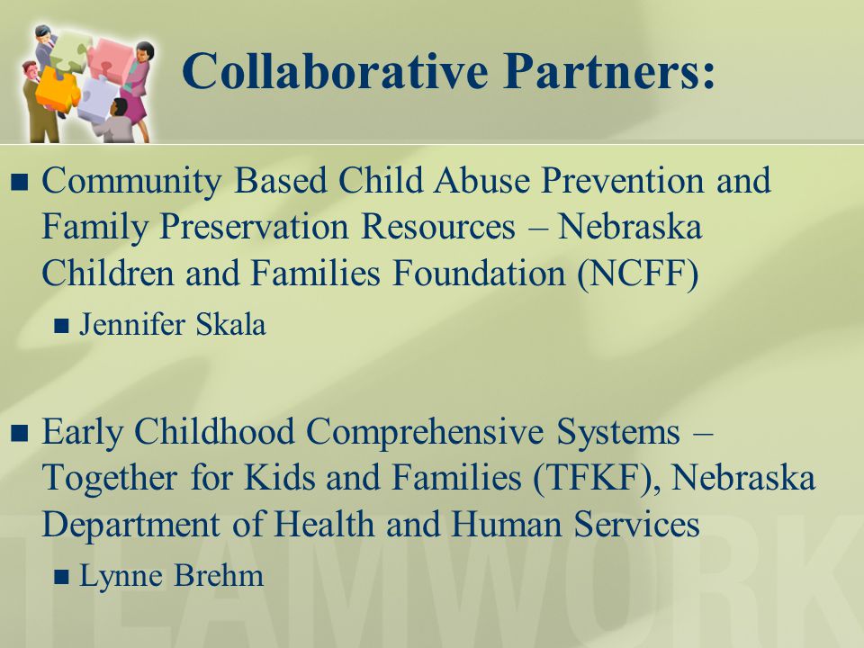 Collaborative Partners: Community Based Child Abuse Prevention And ...