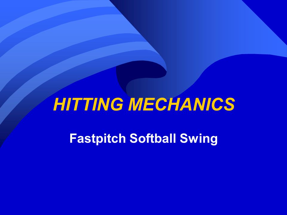 Hitting Mechanics Fastpitch Softball Swing Bat Size 33 Or