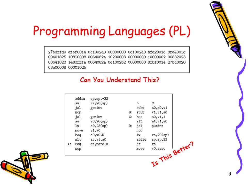 9 Programming Languages (PL) Can You Understand This Is This Better