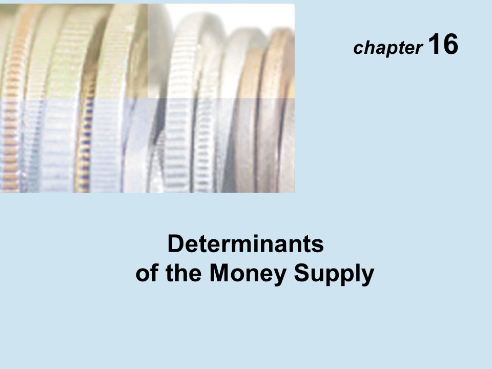 chapter 16 Determinants of the Money Supply