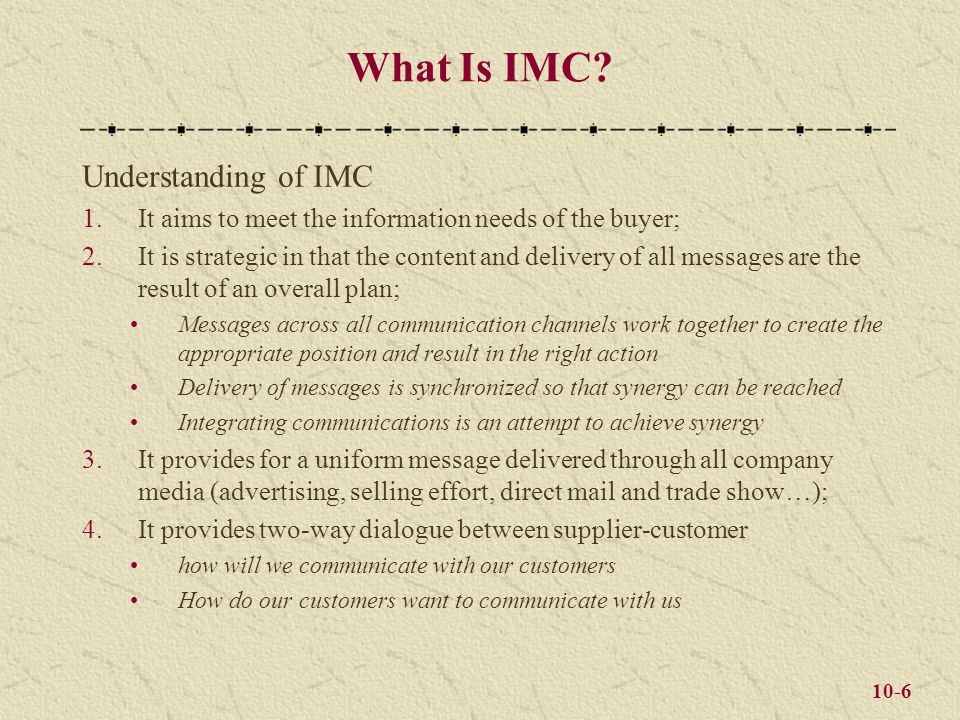 10-6 What Is IMC.