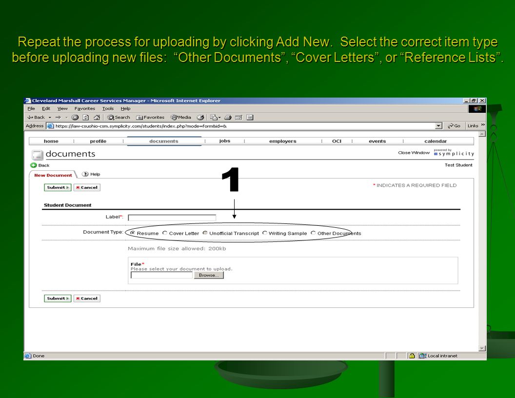Repeat the process for uploading by clicking Add New.