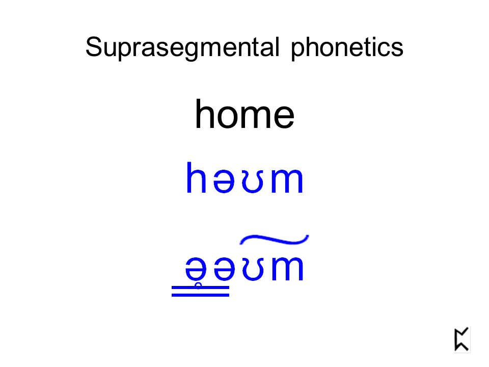 Suprasegmental phonetics home