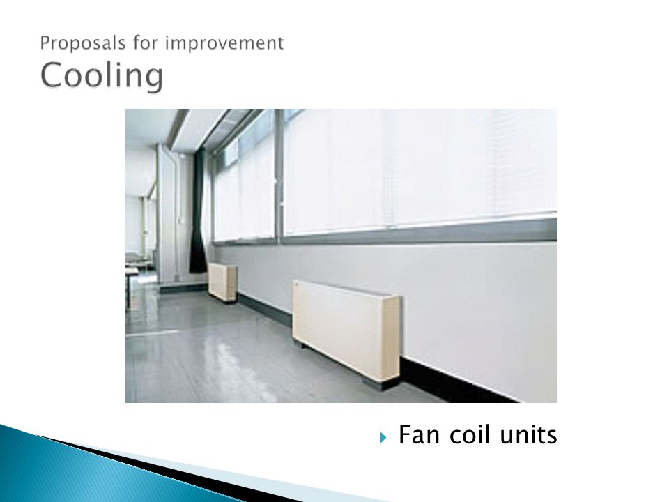  Fan coil units