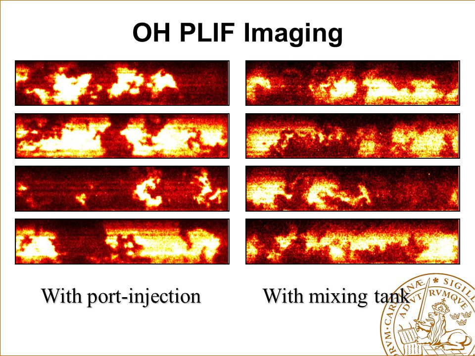 OH PLIF Imaging With port-injection With mixing tank