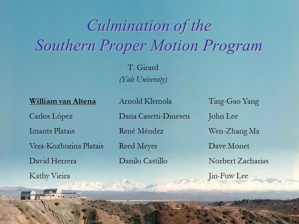 Culmination of the Southern Proper Motion Program T.