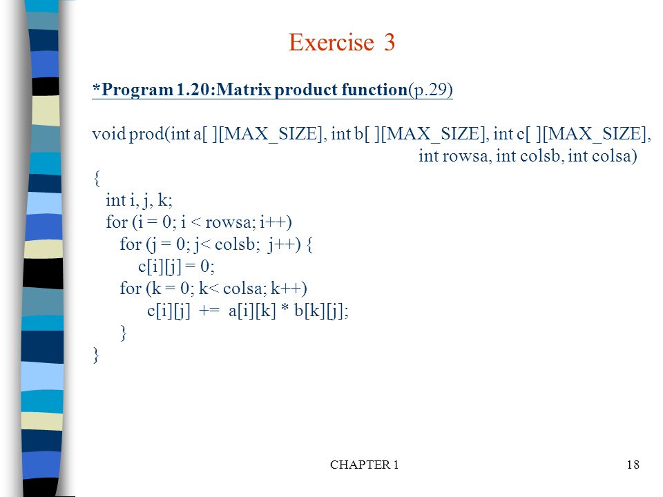 Chapter 11 Space And Time Complexity In Chapter 1 All The Programs In This File Are Selected From Ellis Horowitz Sartaj Sahni And Susan Anderson Freed Ppt Download