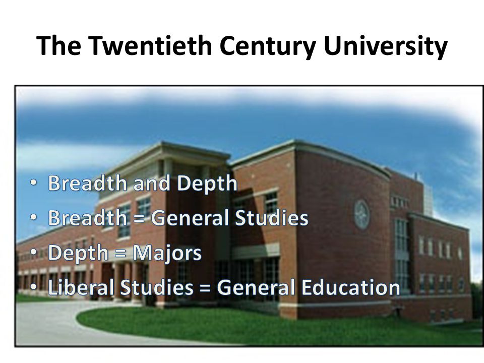 The Twentieth Century University