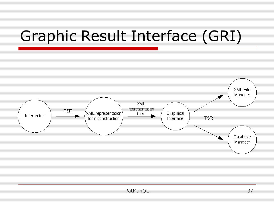 PatManQL37 Graphic Result Interface (GRI)