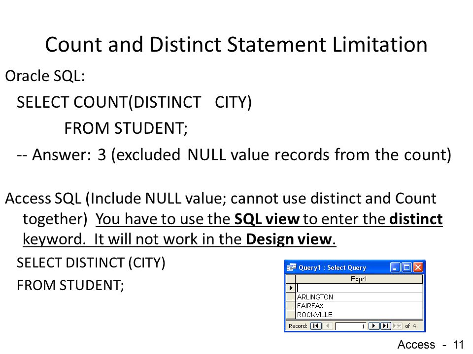 Oracle limit. Дистинкт в SQL. Count distinct SQL. Distinct SQL Oracle. Select count SQL.