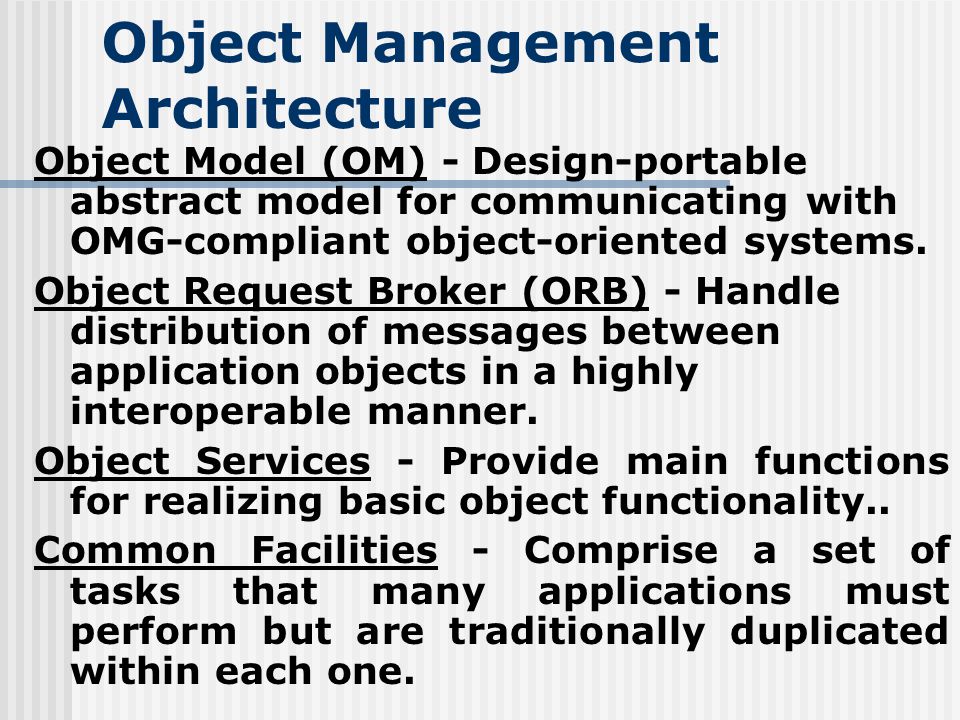 OMG  Object Management Group