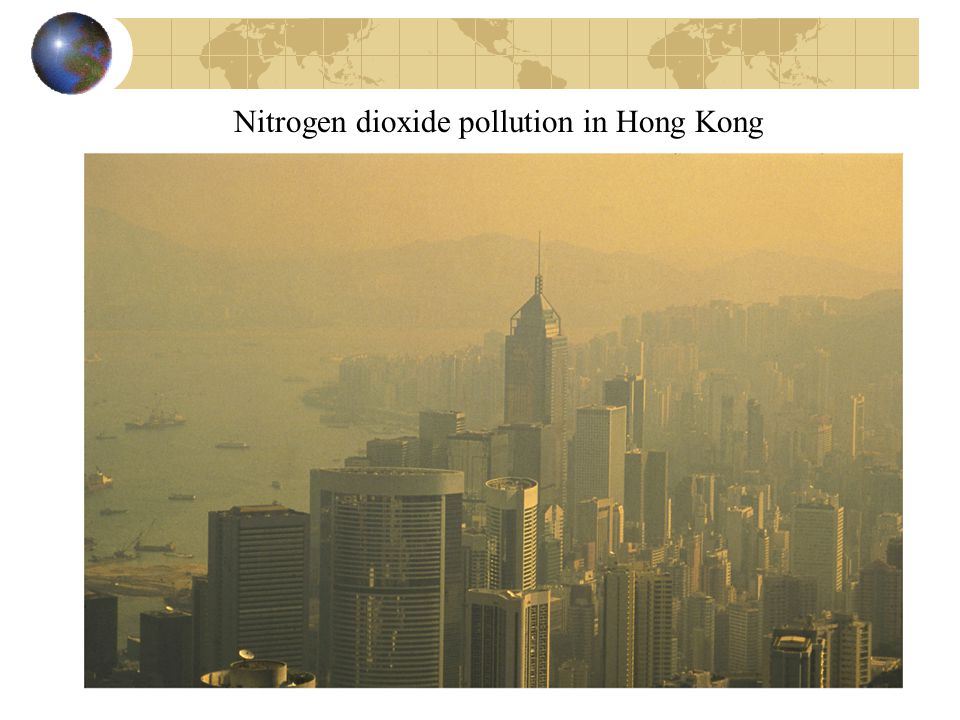 Nitrogen dioxide pollution in Hong Kong