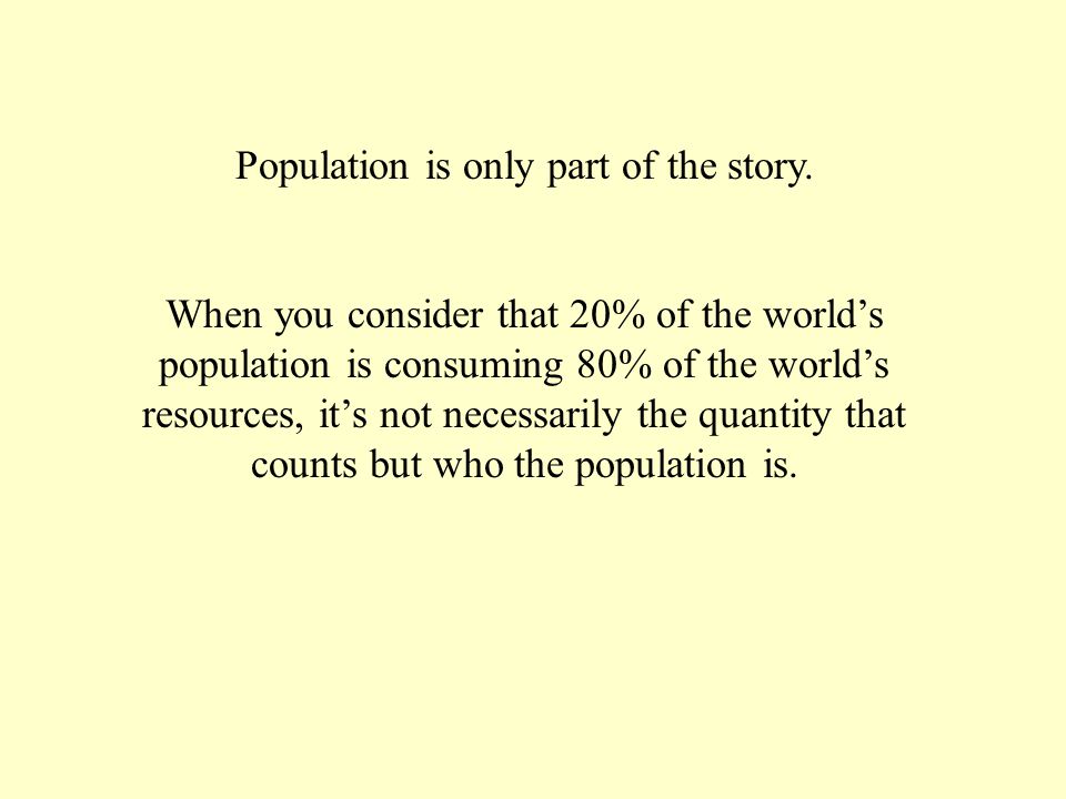Population is only part of the story.
