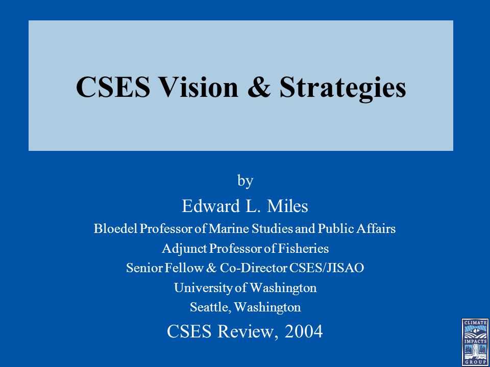 CSES Vision & Strategies by Edward L.