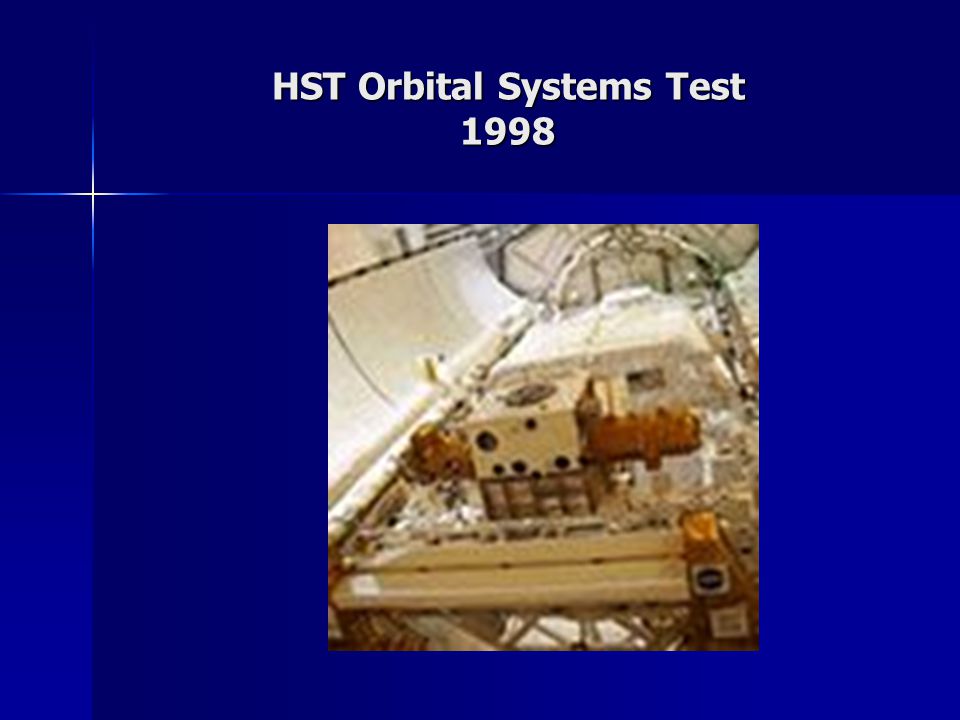 HST Orbital Systems Test 1998