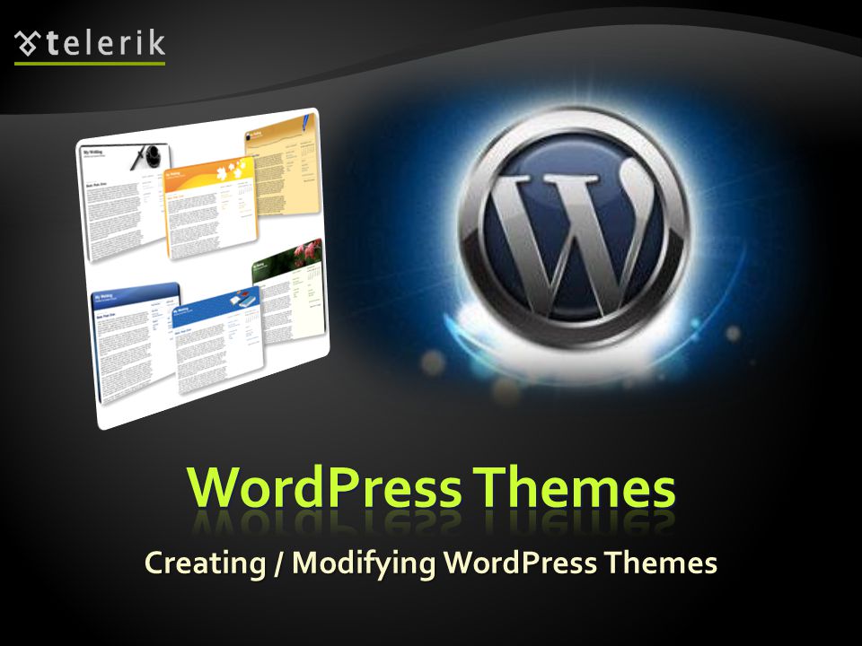 Creating / Modifying WordPress Themes