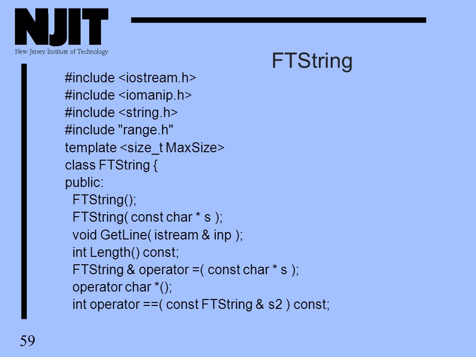 1 Container Classes Lesson #12 Note: CIS 601 notes were originally developed by H. Zhu for NJIT DL Program. The notes were... 