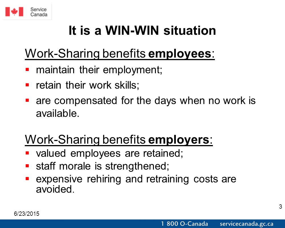 6 23 Work Sharing 6 23 What Is Work Sharing Work Sharing Assists Employers And Employees Facing Lay Offs Due To A Decline In Production Ppt Download 6 23 Work Sharing 6 23 What Is Work Sharing Work Sharing Assists Employers And Employees Facing Lay Offs Due To A Decline In Production Ppt Download