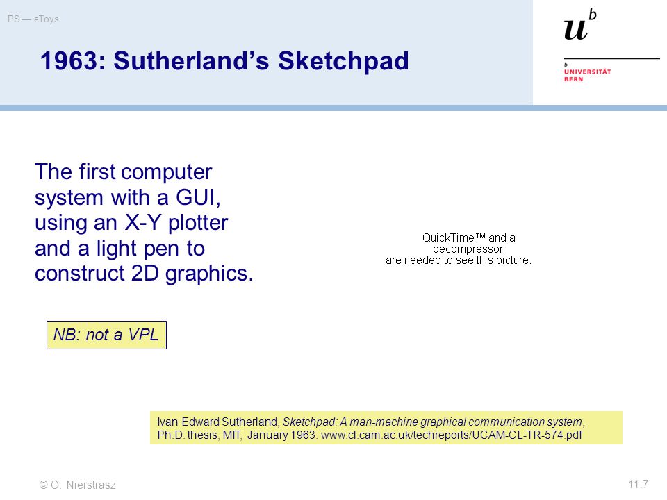11 Visual Programming O Nierstrasz Ps Etoys 112