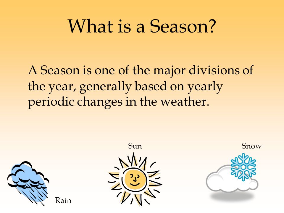 What is a Season.