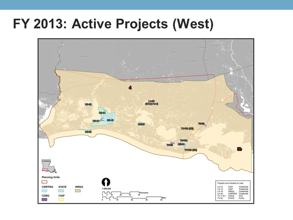 FY 2013: Active Projects (West)