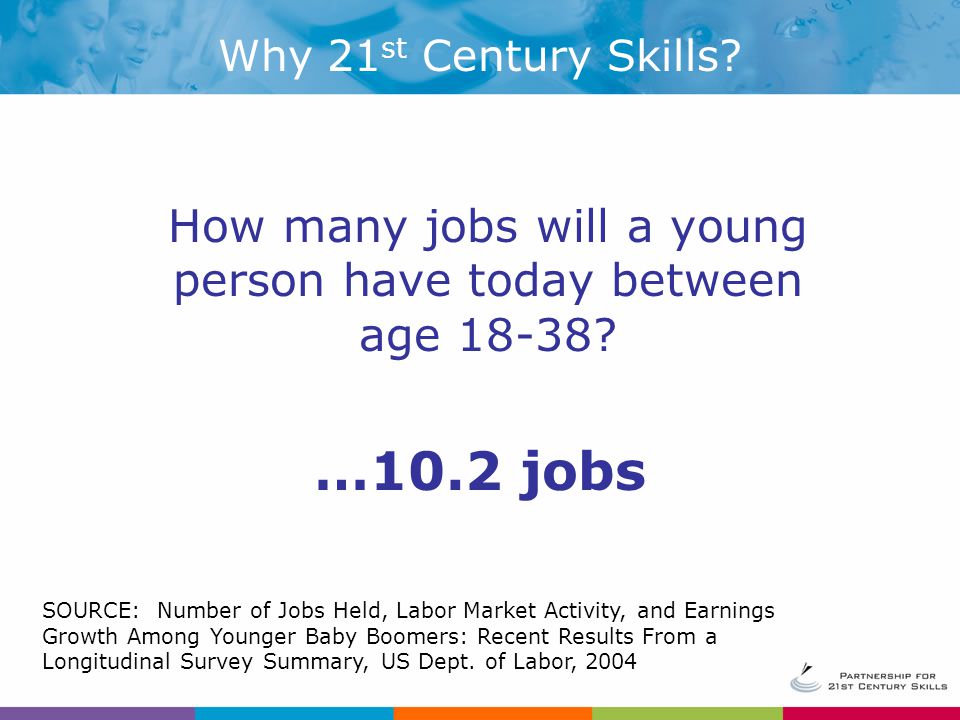 How many jobs will a young person have today between age