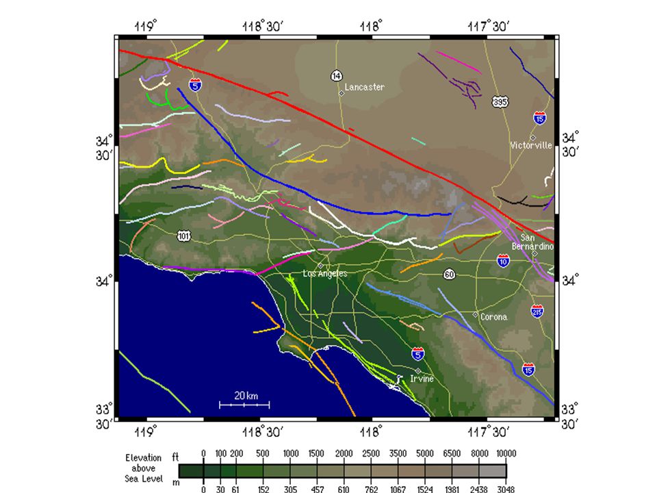 Линия землетрясений. Los Angeles Faults Map. Earthquake Map California. Los Angeles Fault lines Map. Center line Fault.