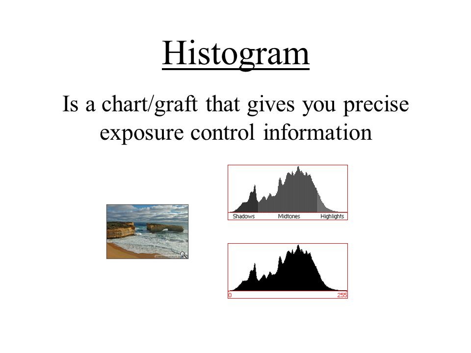 Histogram Is a chart/graft that gives you precise exposure control information