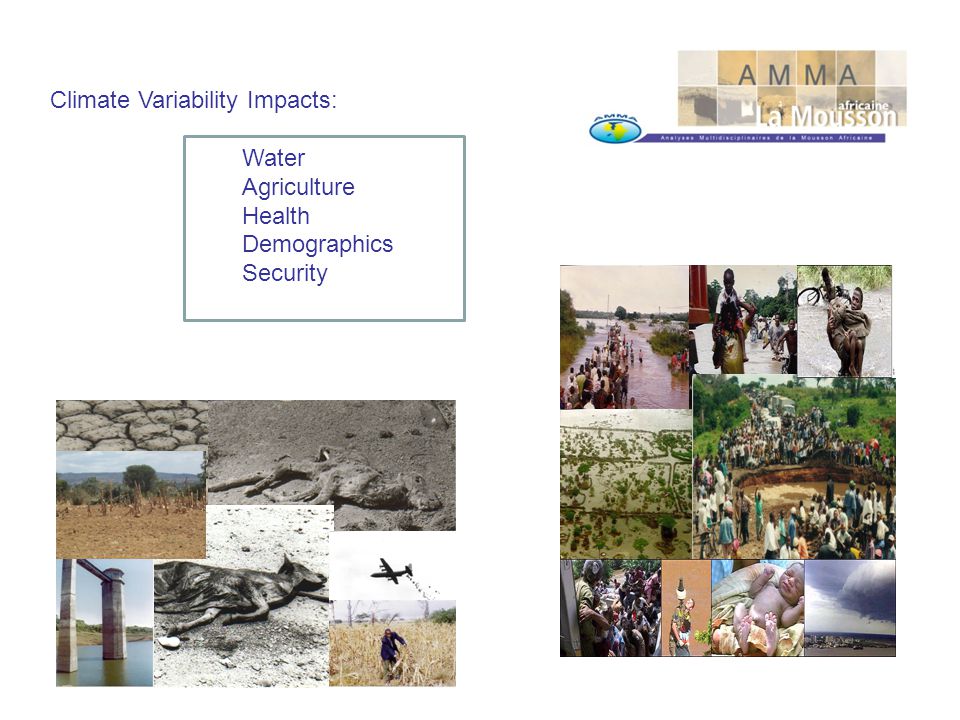Climate Variability Impacts: Water Agriculture Health Demographics Security