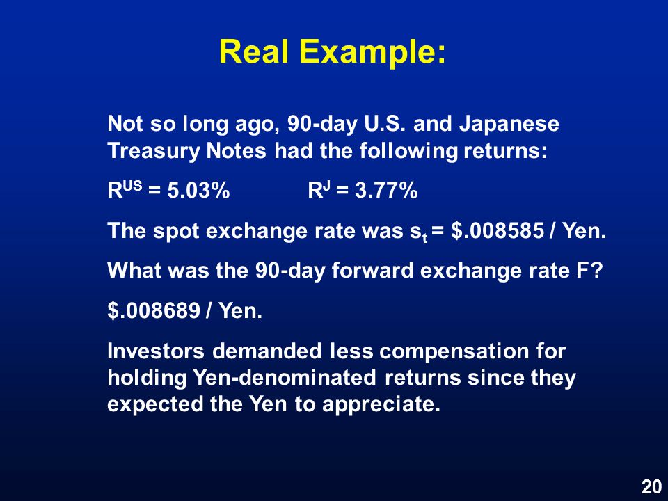 1 Determinants Of The Exchange Rate 2 20 19