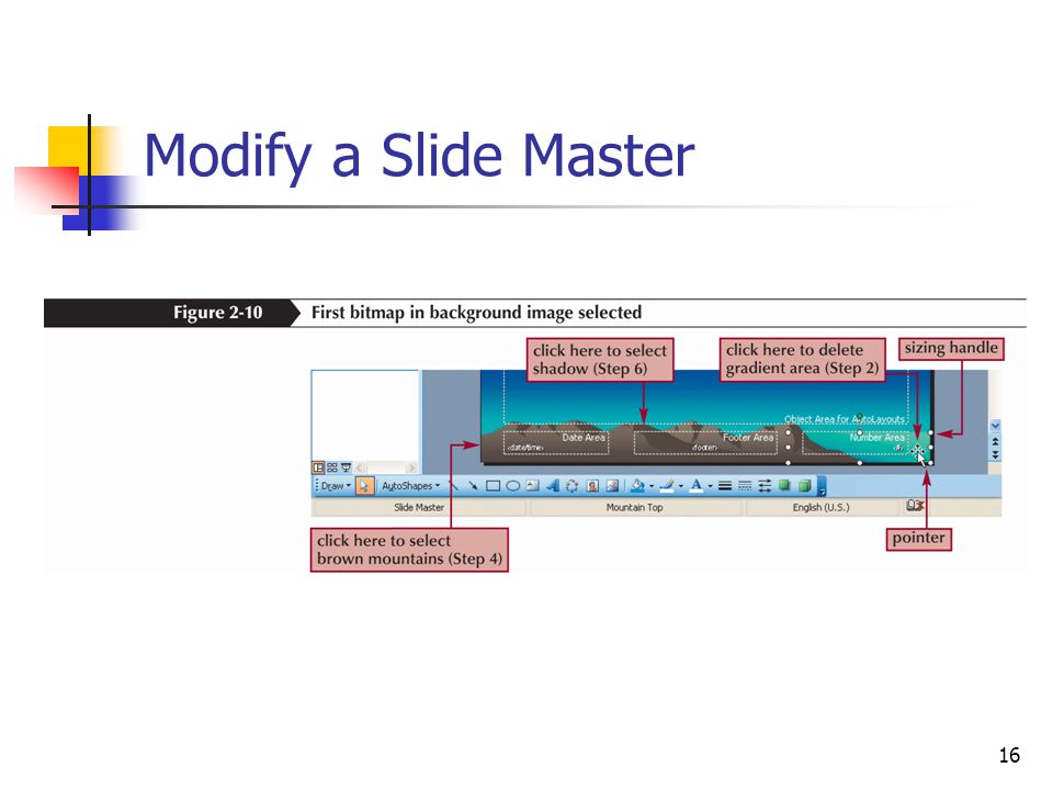 16 Modify a Slide Master