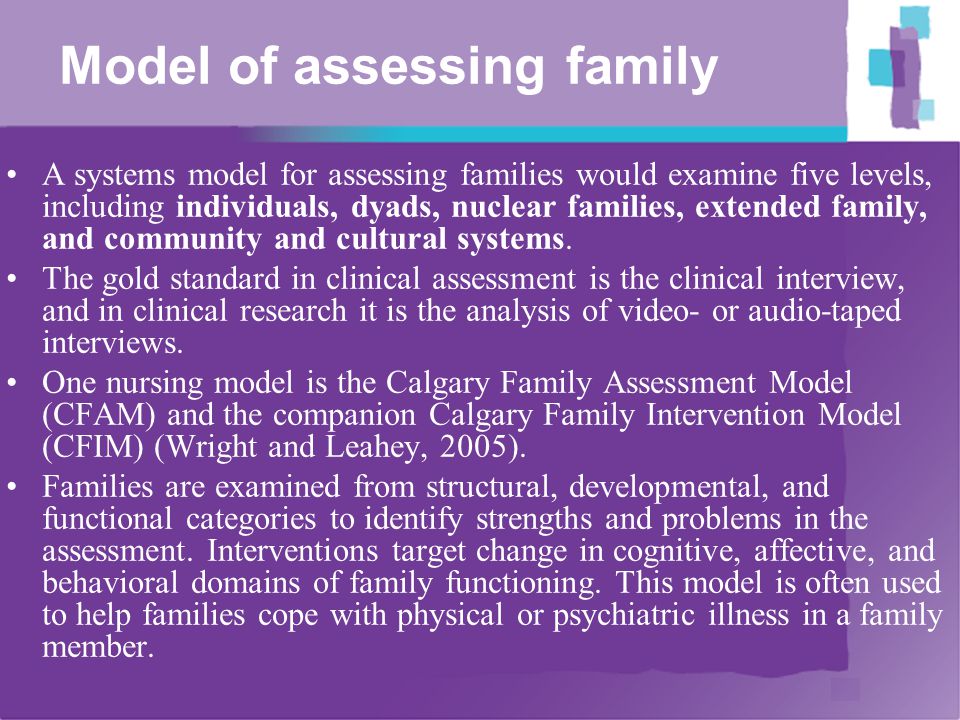 calgary family intervention model