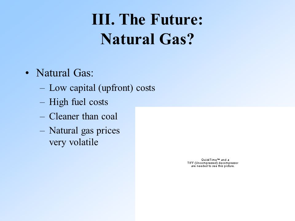 12 III. The Future: Natural Gas.