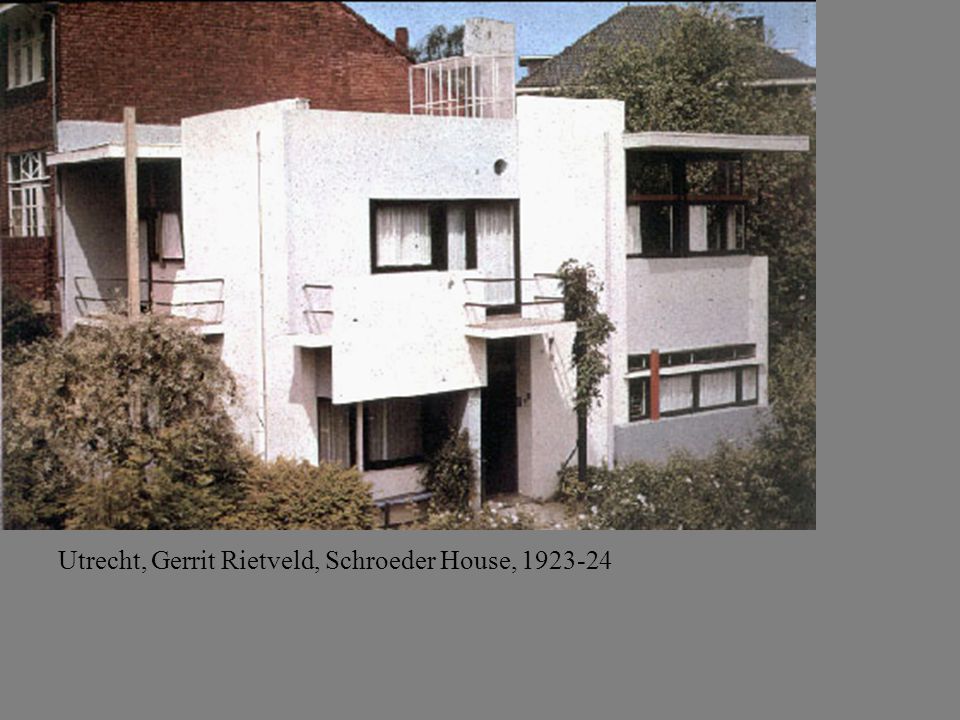 Utrecht, Gerrit Rietveld, Schroeder House,