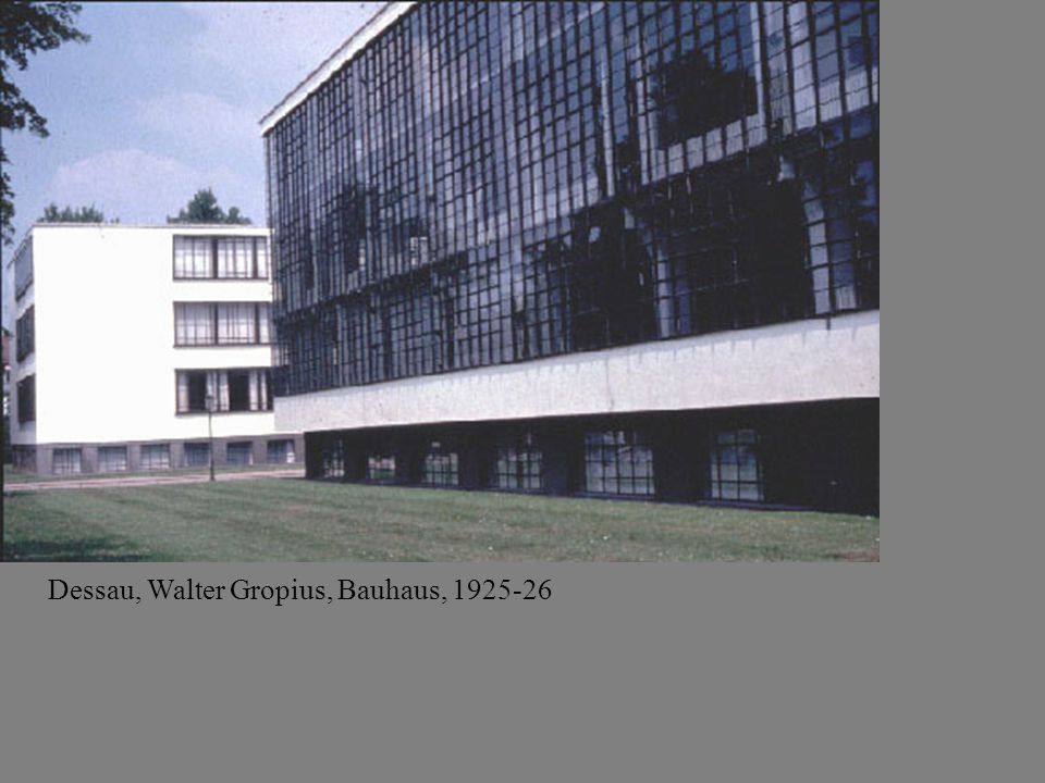 Dessau, Walter Gropius, Bauhaus,