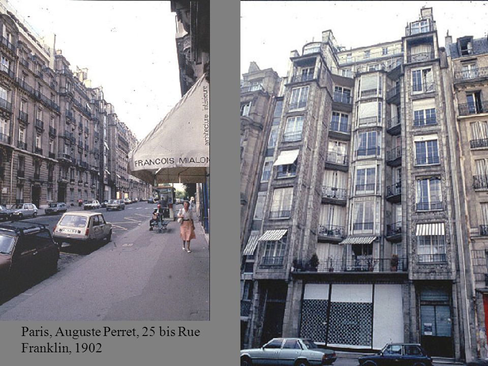 Paris, Auguste Perret, 25 bis Rue Franklin, 1902