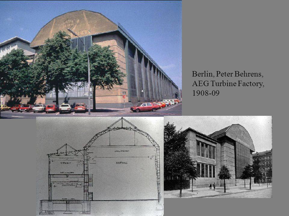 Berlin, Peter Behrens, AEG Turbine Factory,
