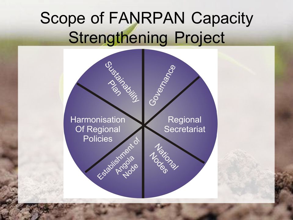Scope of FANRPAN Capacity Strengthening Project