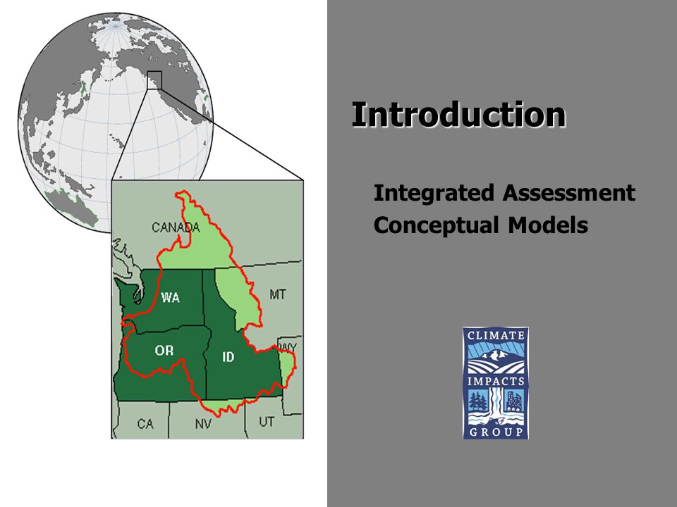 Introduction Integrated Assessment Conceptual Models