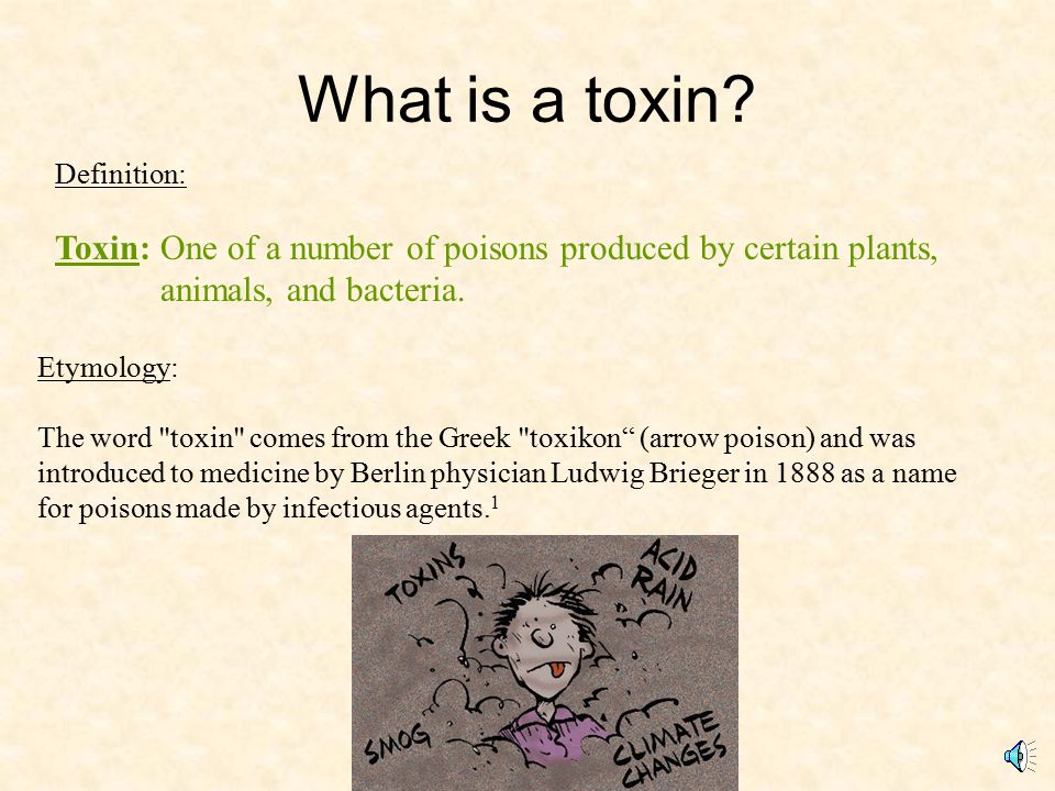 toxin definition medical terms